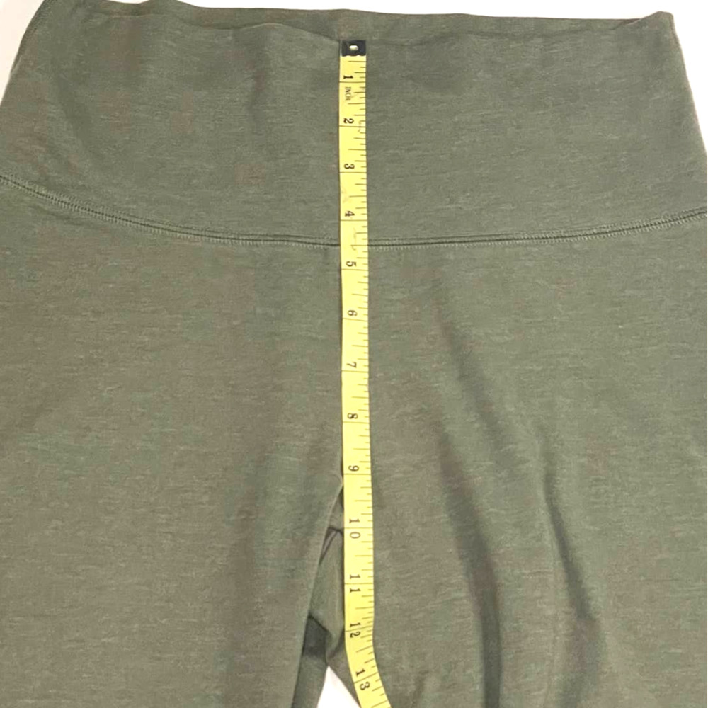 Aerie Womens Cutout Leggings Size L Olive Green - Picture 9 of 10